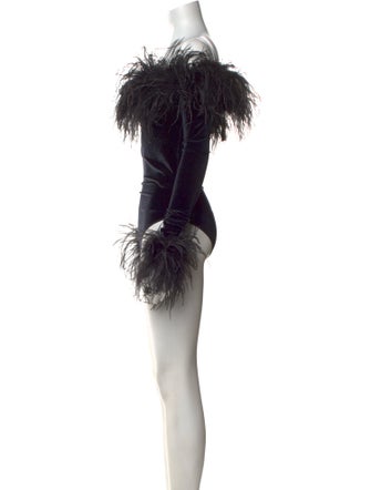 Oséree Off-The-Shoulder Long Sleeve Bodysuit