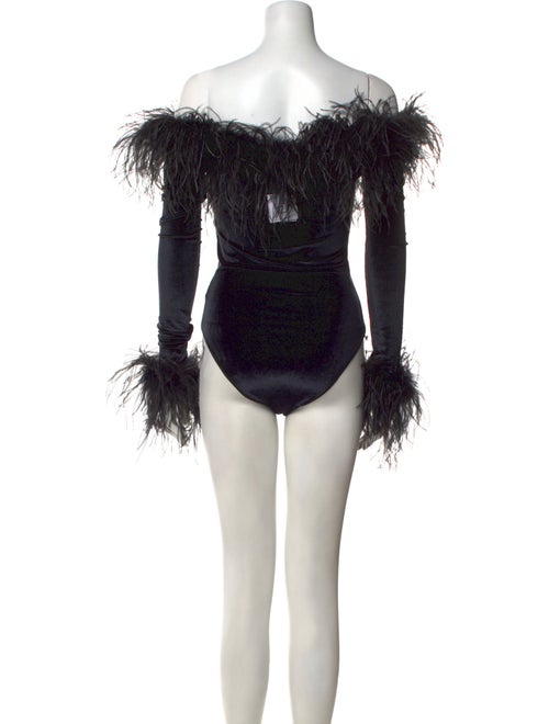 Oséree Off-The-Shoulder Long Sleeve Bodysuit