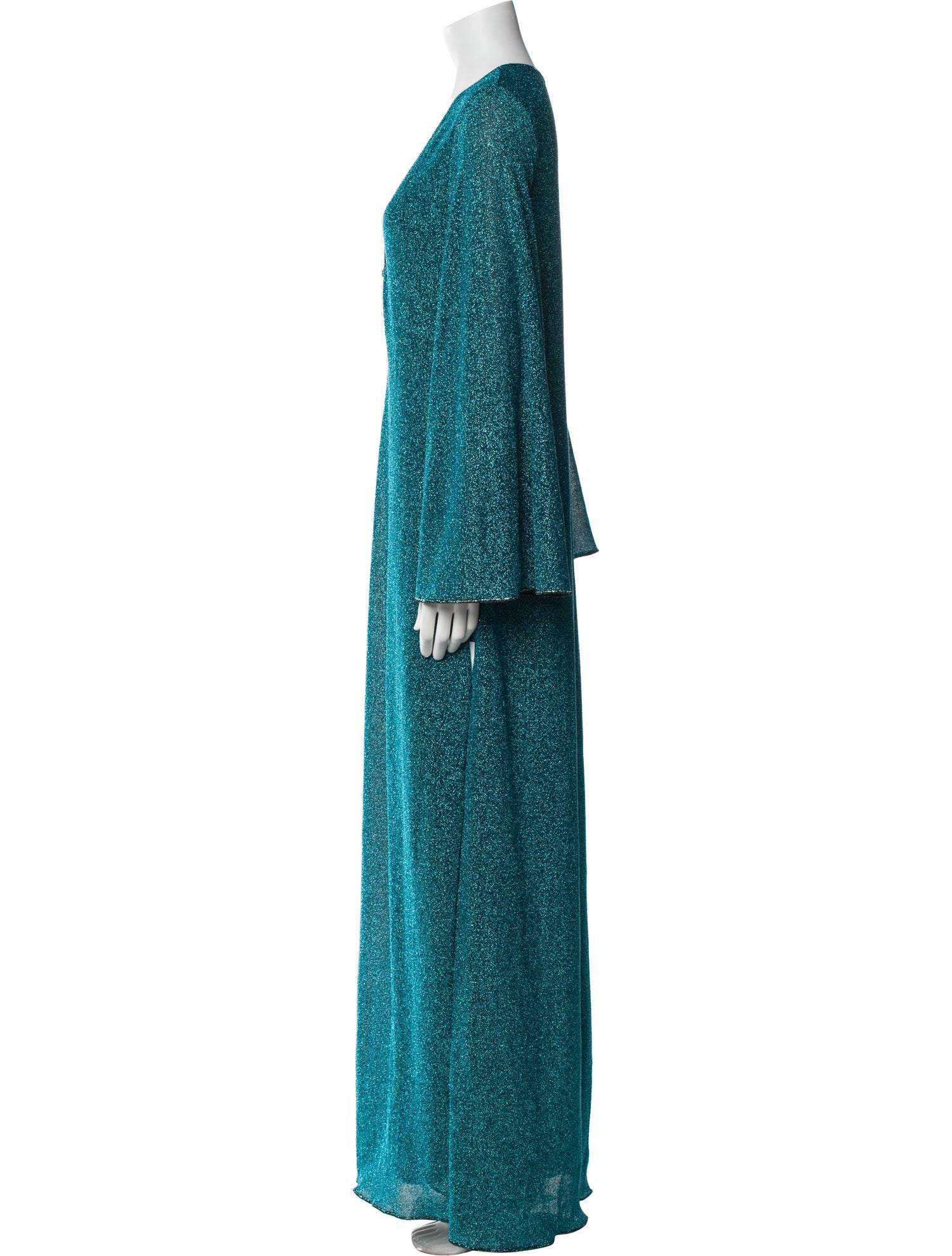 Oséree V-Neck Long Dress