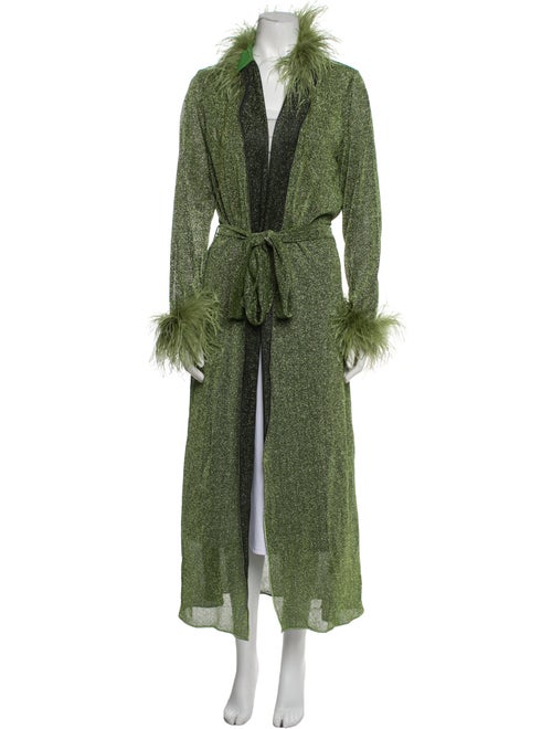 Oséree Tweed Pattern Coat