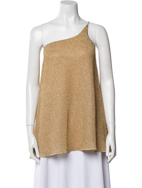 Oséree One-Shoulder Sleeveless Top