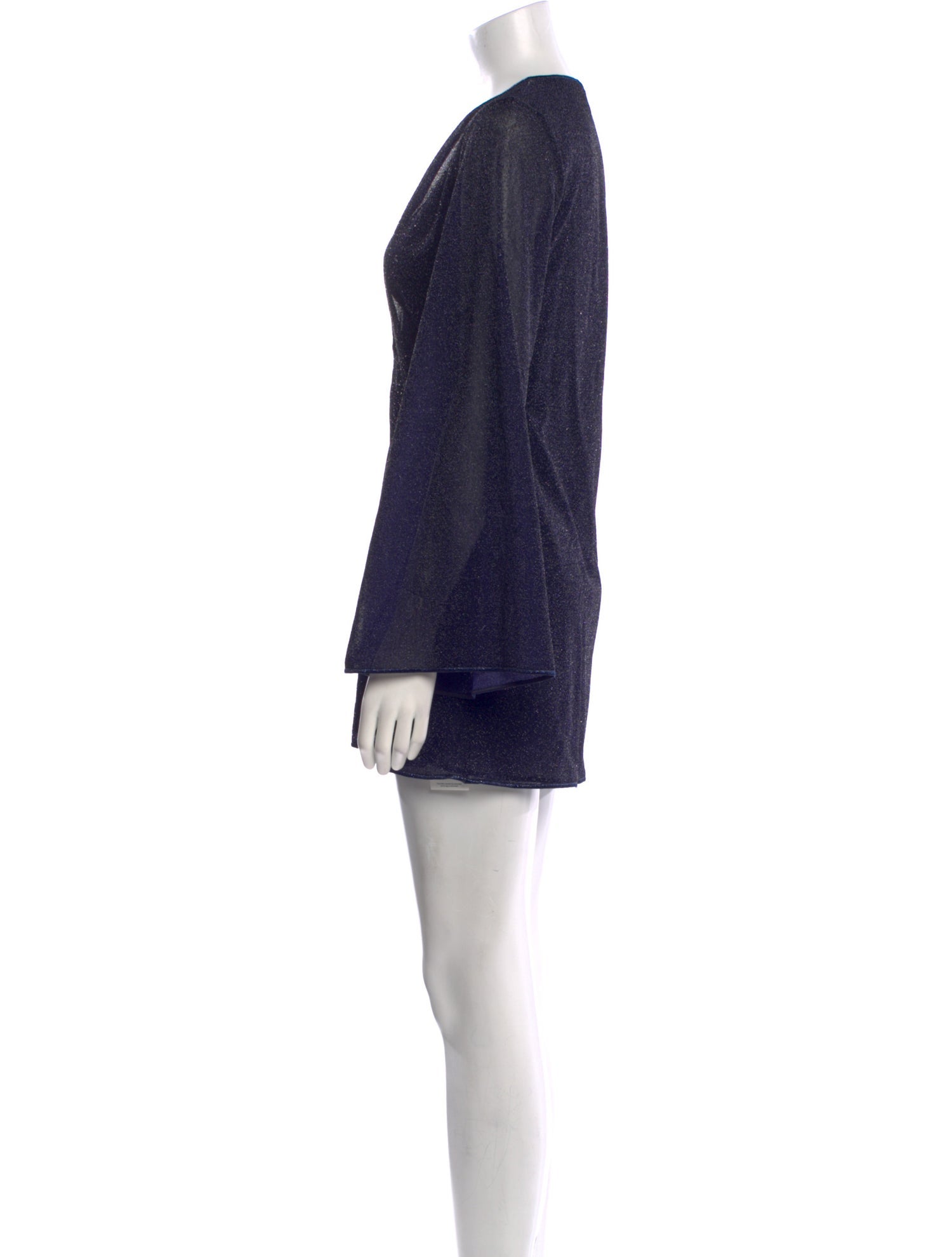 Oséree Plunge Neckline Mini Dress