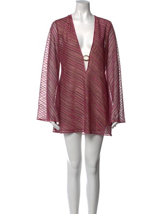 Oséree Striped Mini Dress