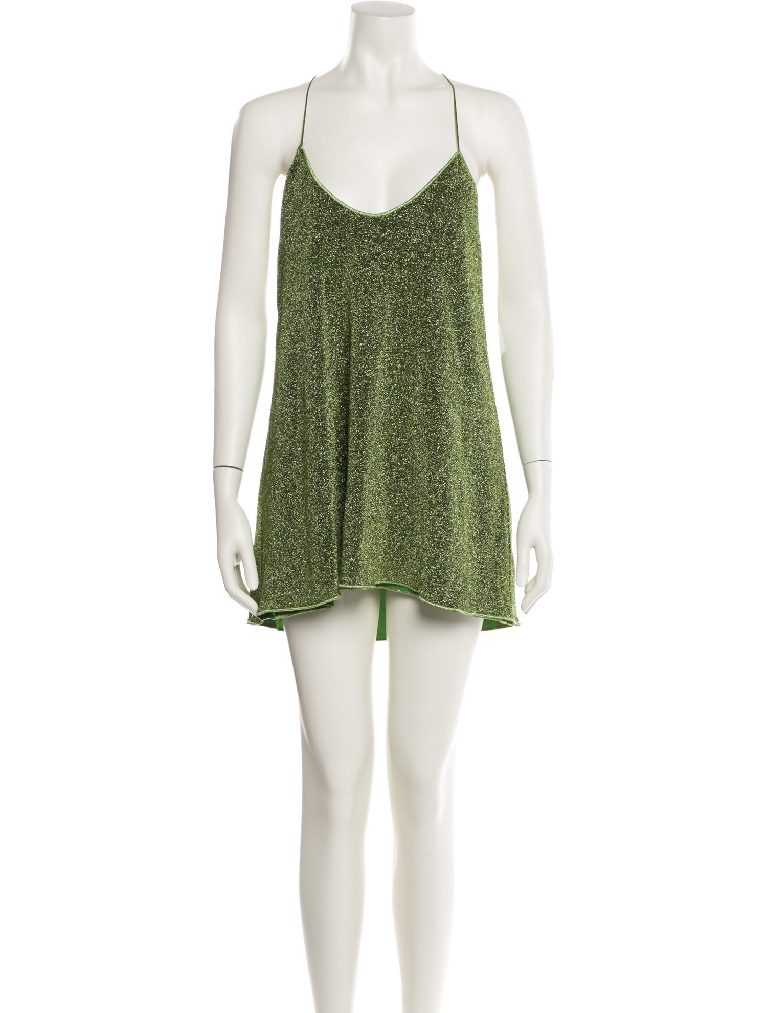 Oséree Scoop Neck Mini Dress