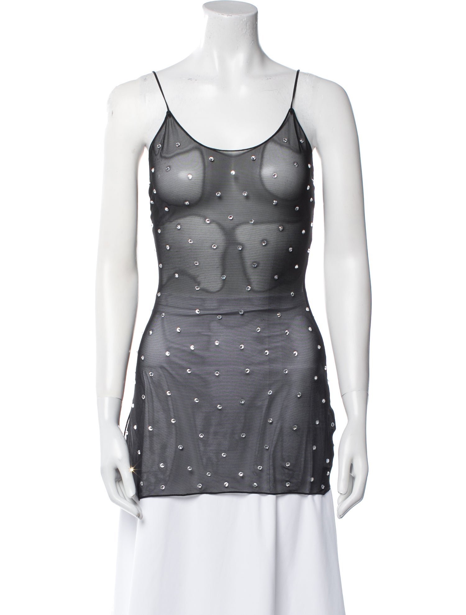 Oséree Printed Scoop Neck Top