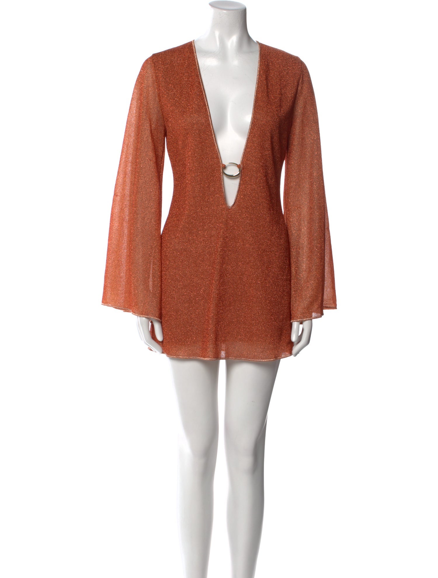 Oséree V-Neck Mini Dress