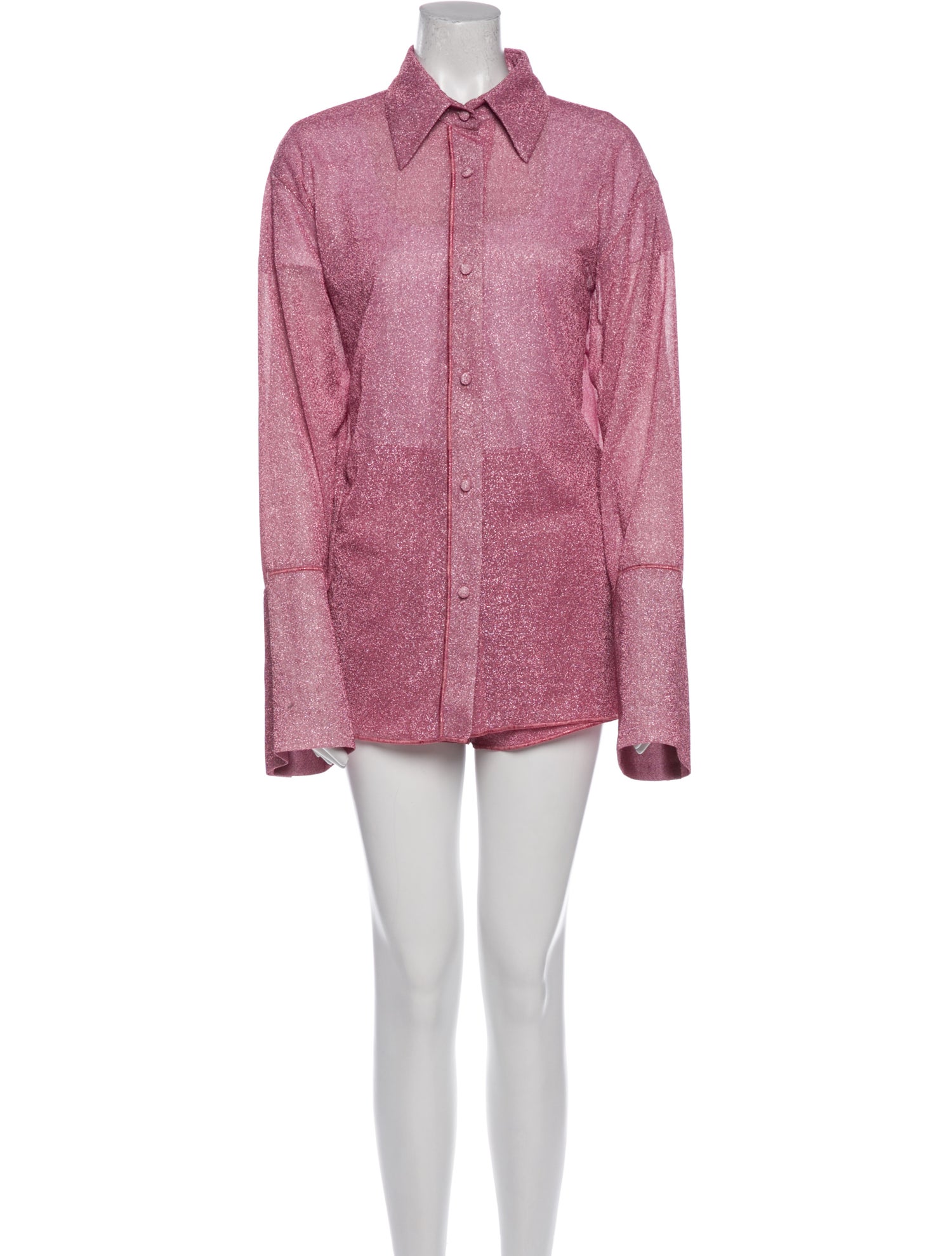 Oséree Nylon Printed Short Set