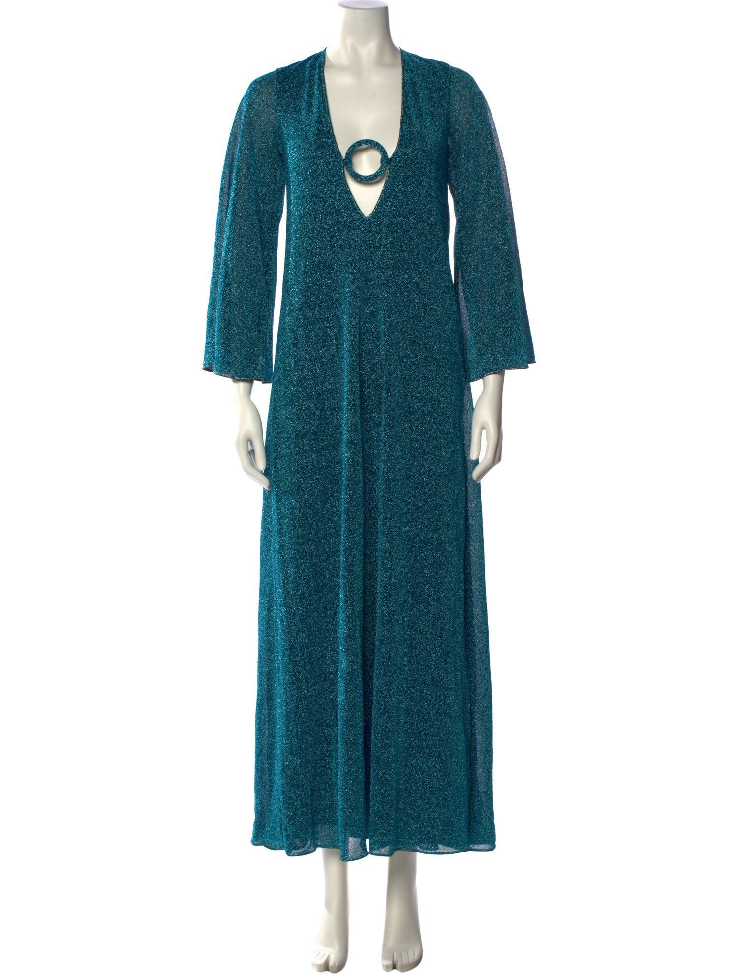 Oséree V-Neck Long Dress