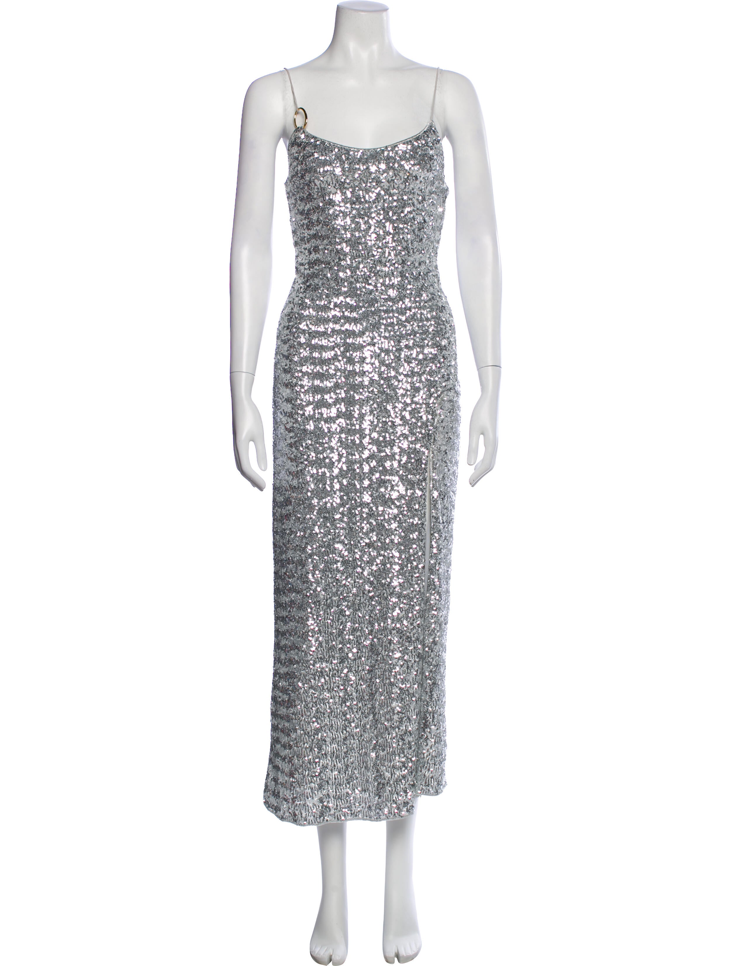 Oséree V-Neck Midi Length Dress
