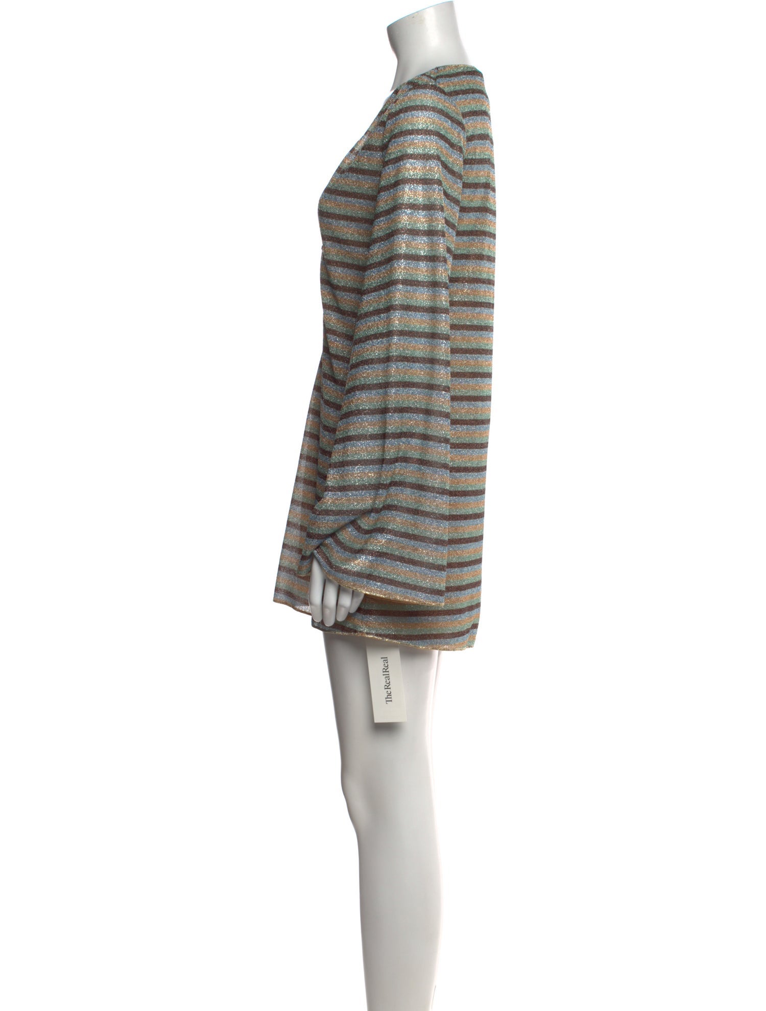 Oséree Striped Mini Dress