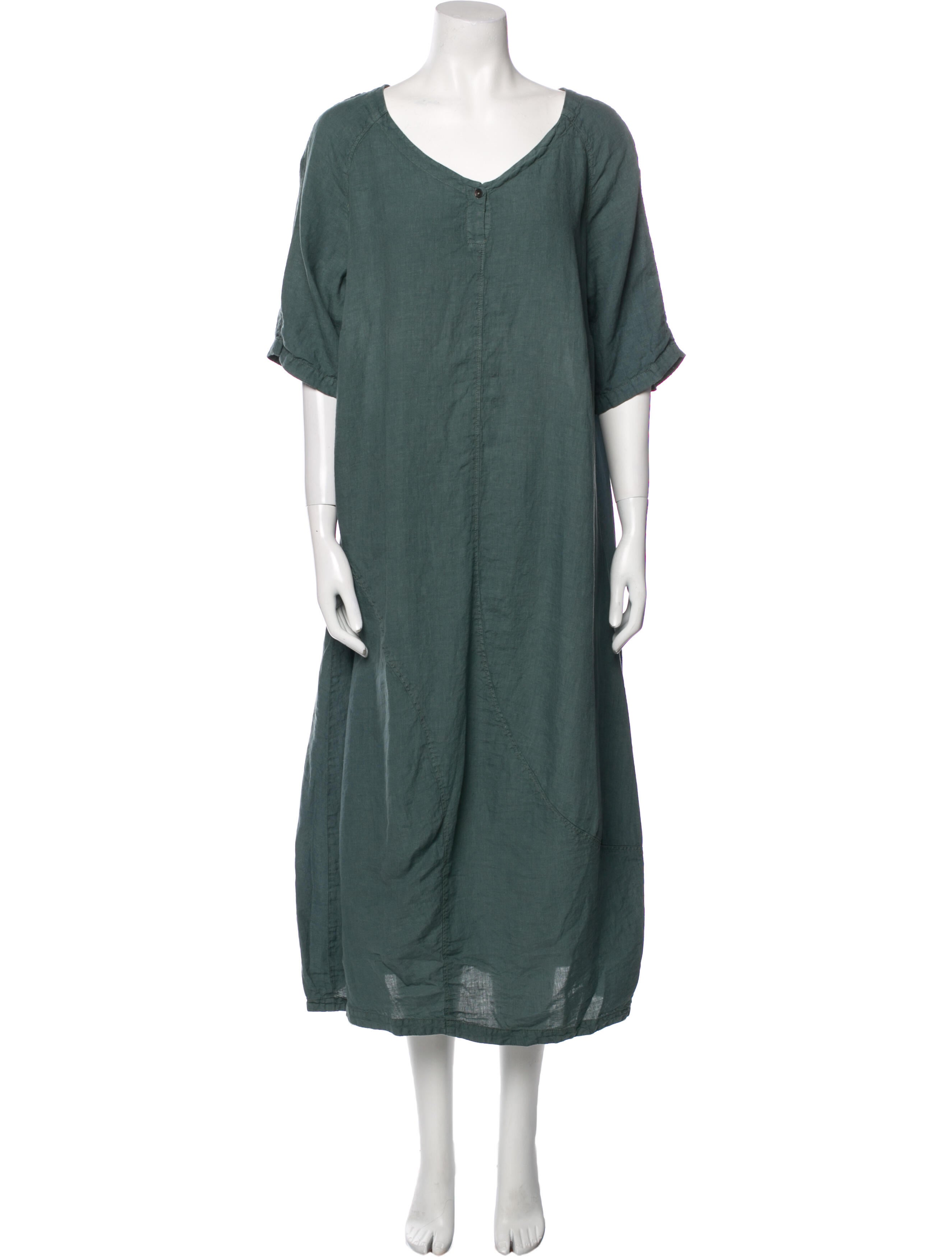 Oska Linen Long Dress