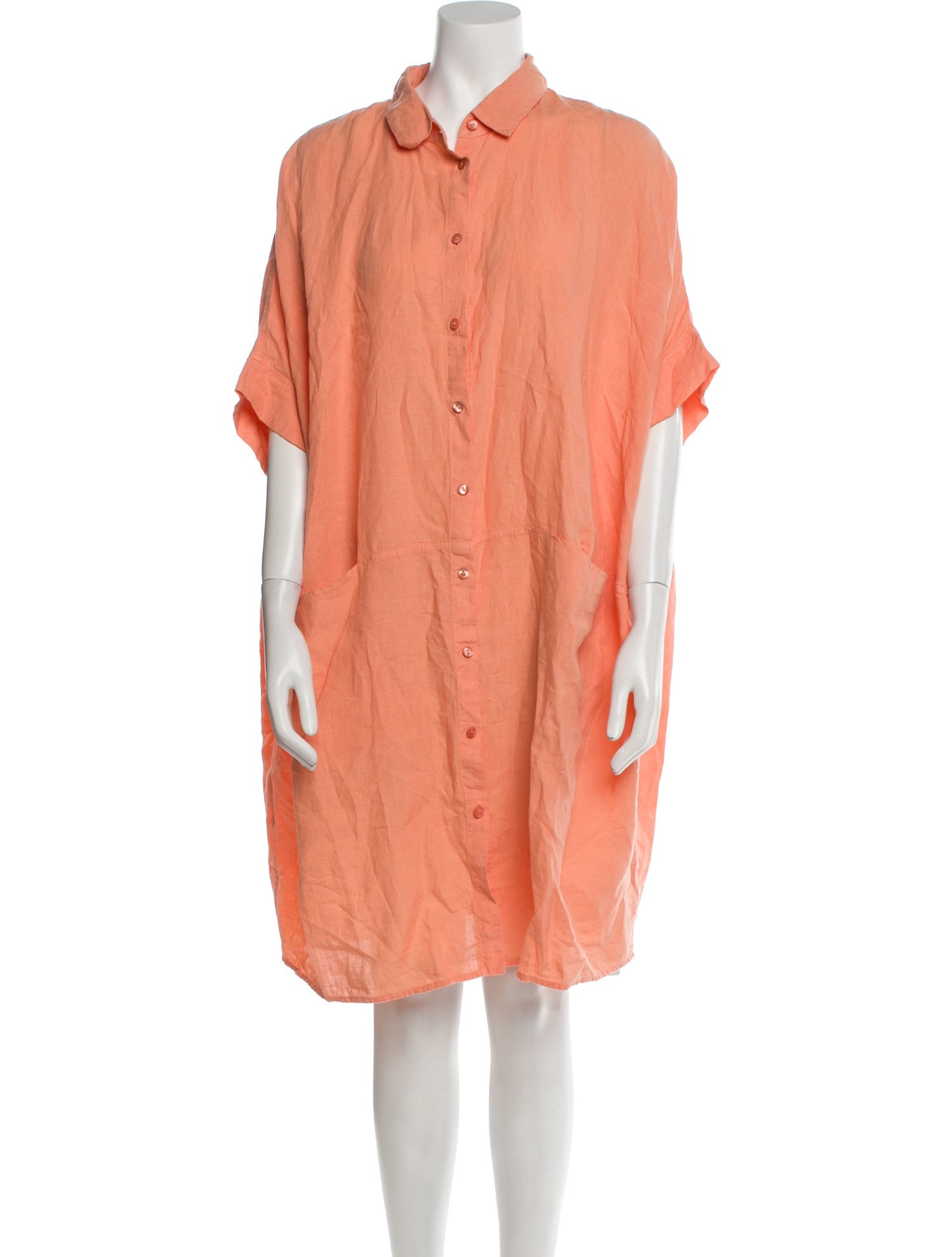 Oska Linen Knee-Length Dress