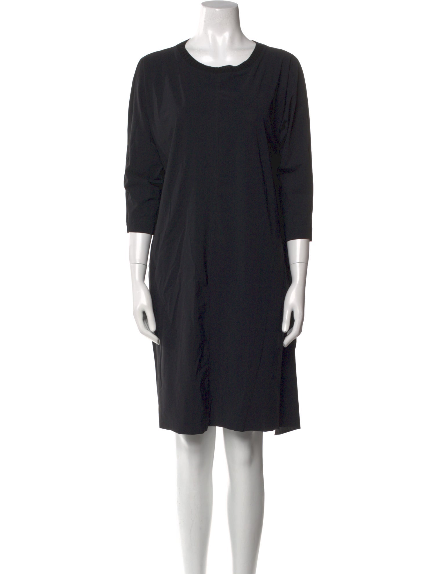 Oska Scoop Neck Knee-Length Dress