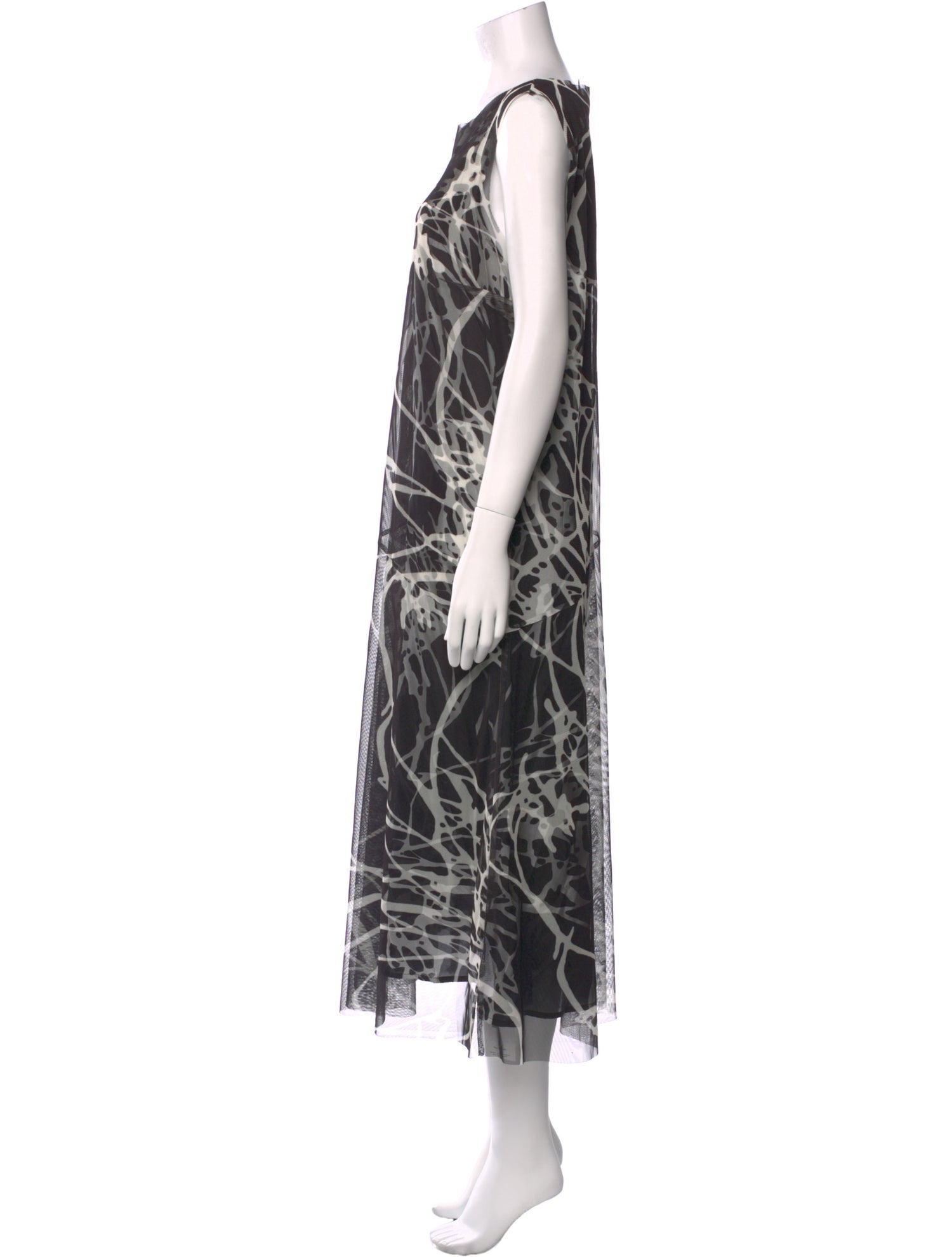 Oska Printed Long Dress
