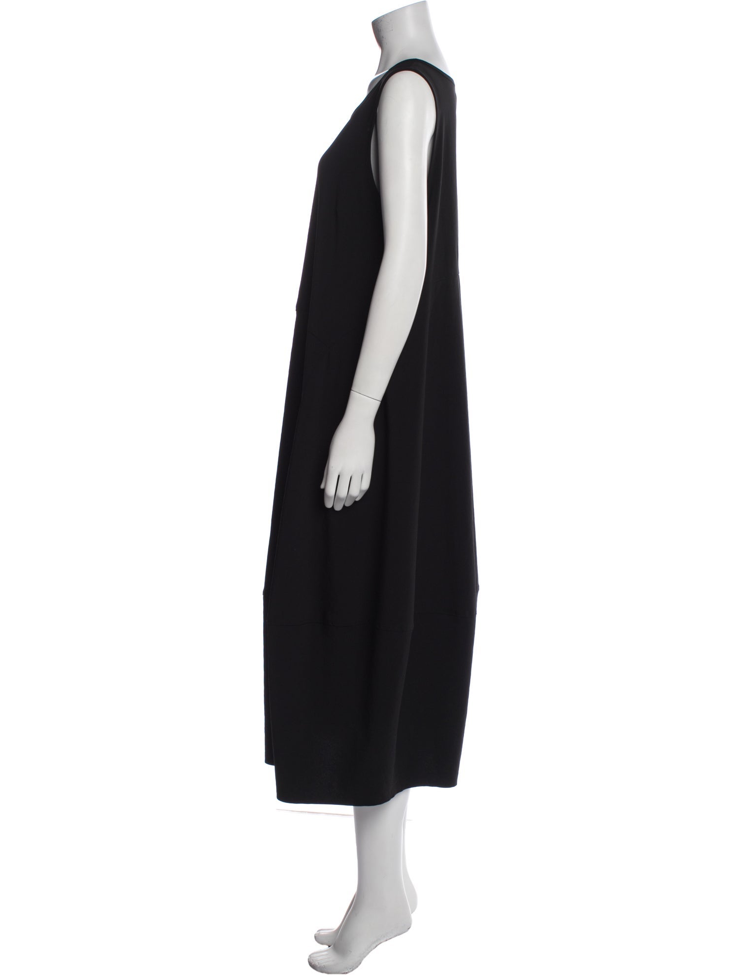 Oska Scoop Neck Midi Length Dress