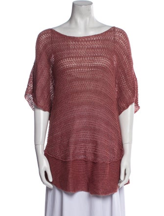 Oska Linen Bateau Neckline Sweater