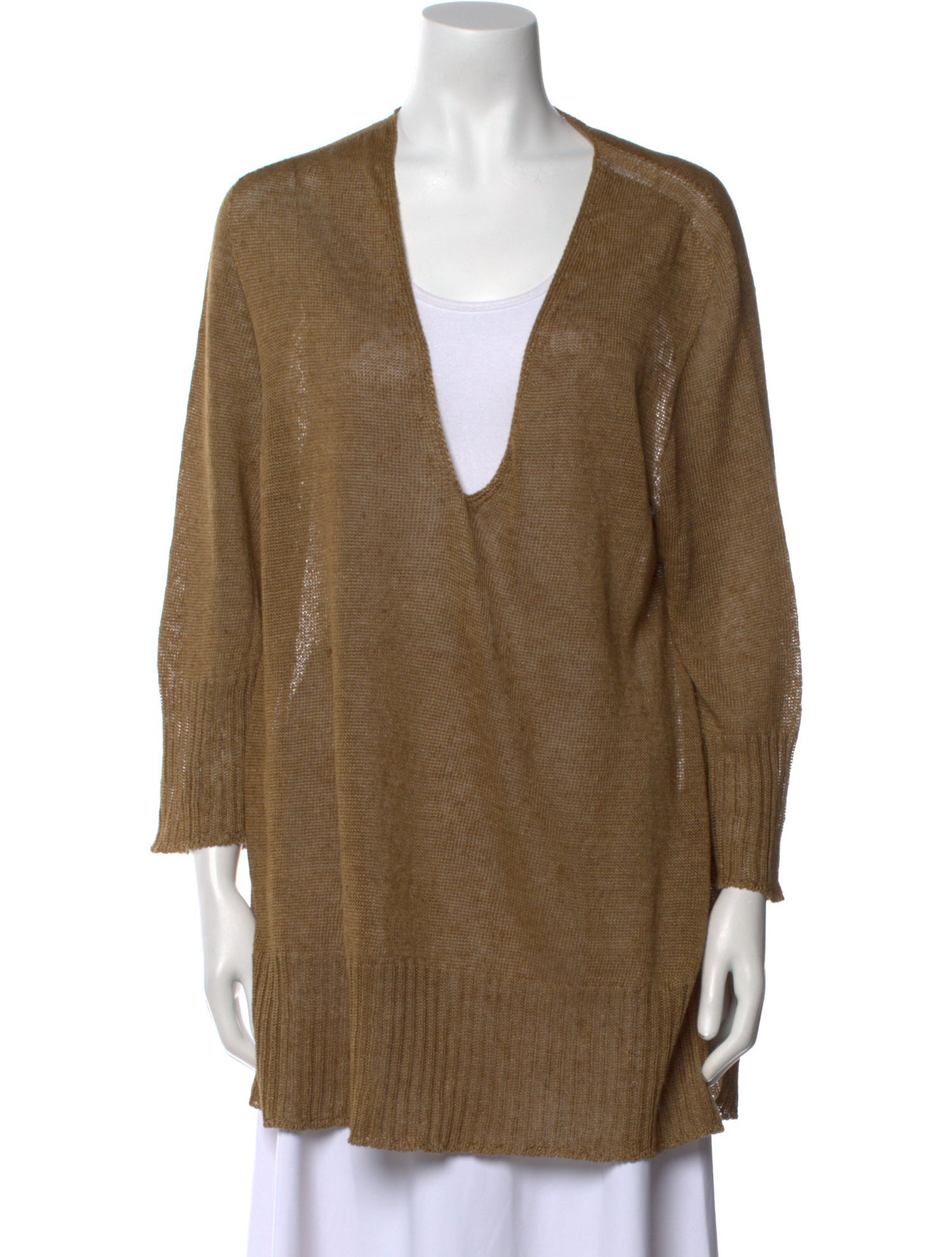 Oska Linen V-Neck Sweater