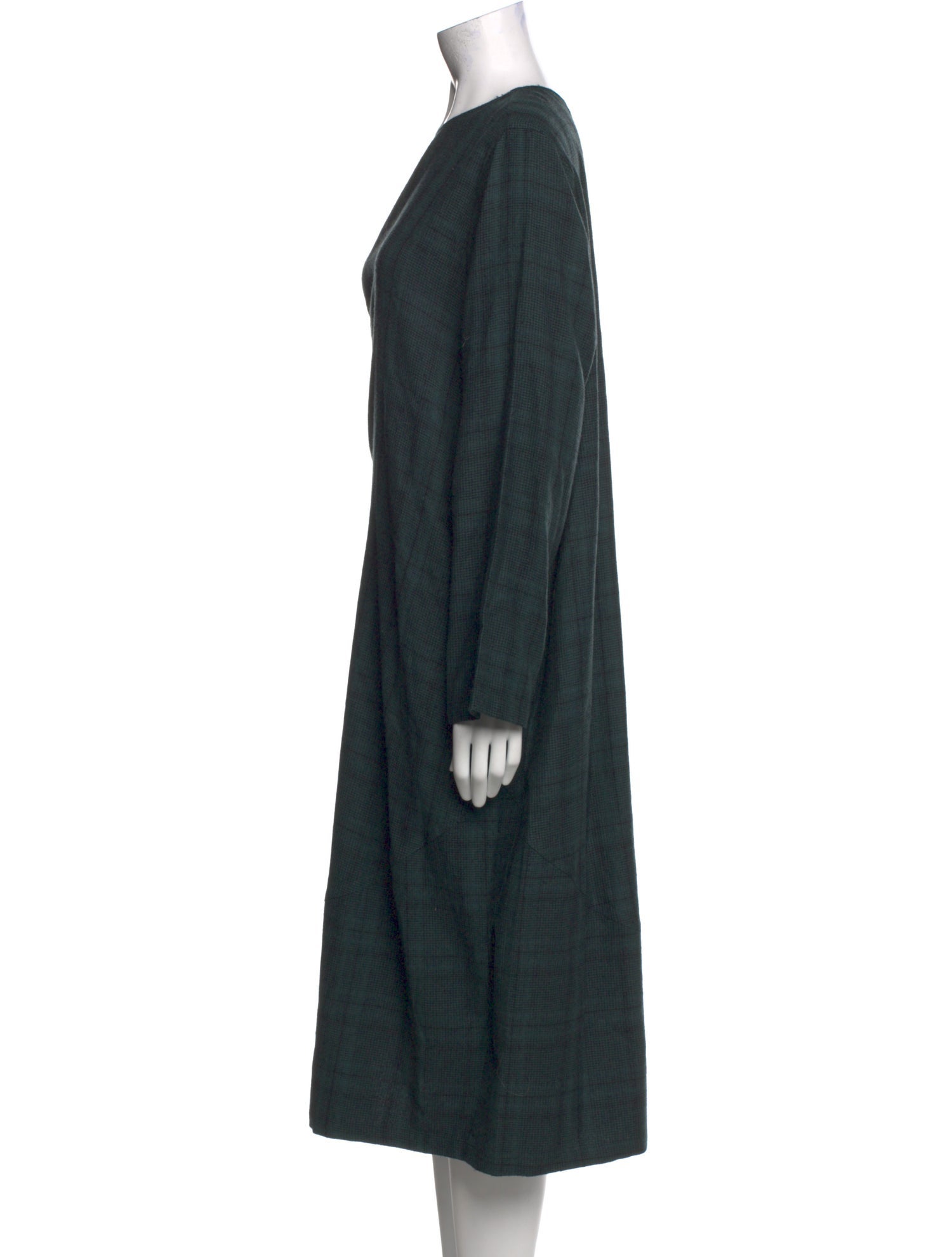 Oska Bateau Neckline Midi Length Dress