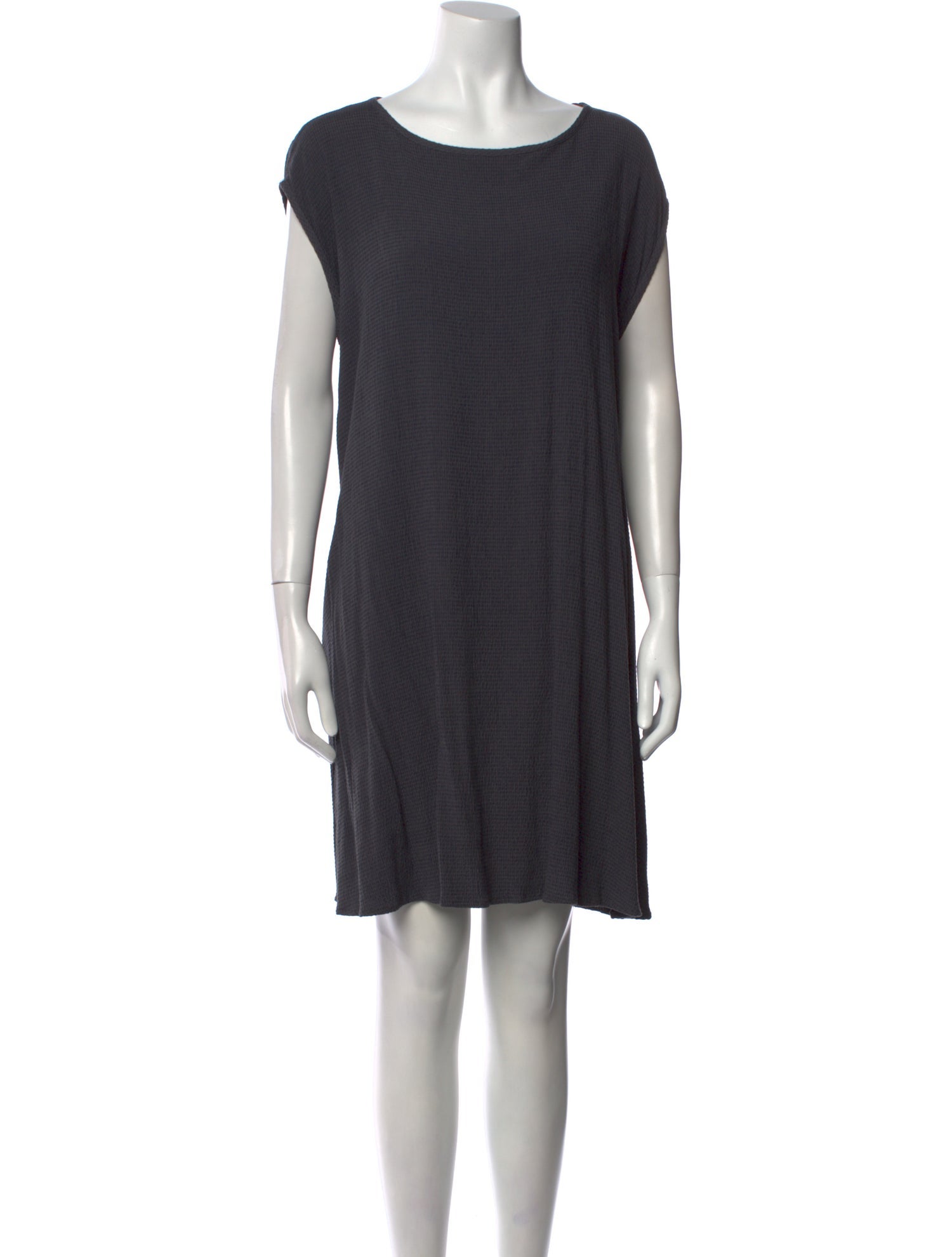 Oska Bateau Neckline Mini Dress