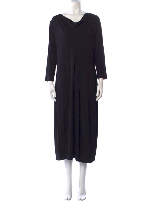 Oska Cowl Neck Long Dress