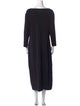 Oska Cowl Neck Long Dress