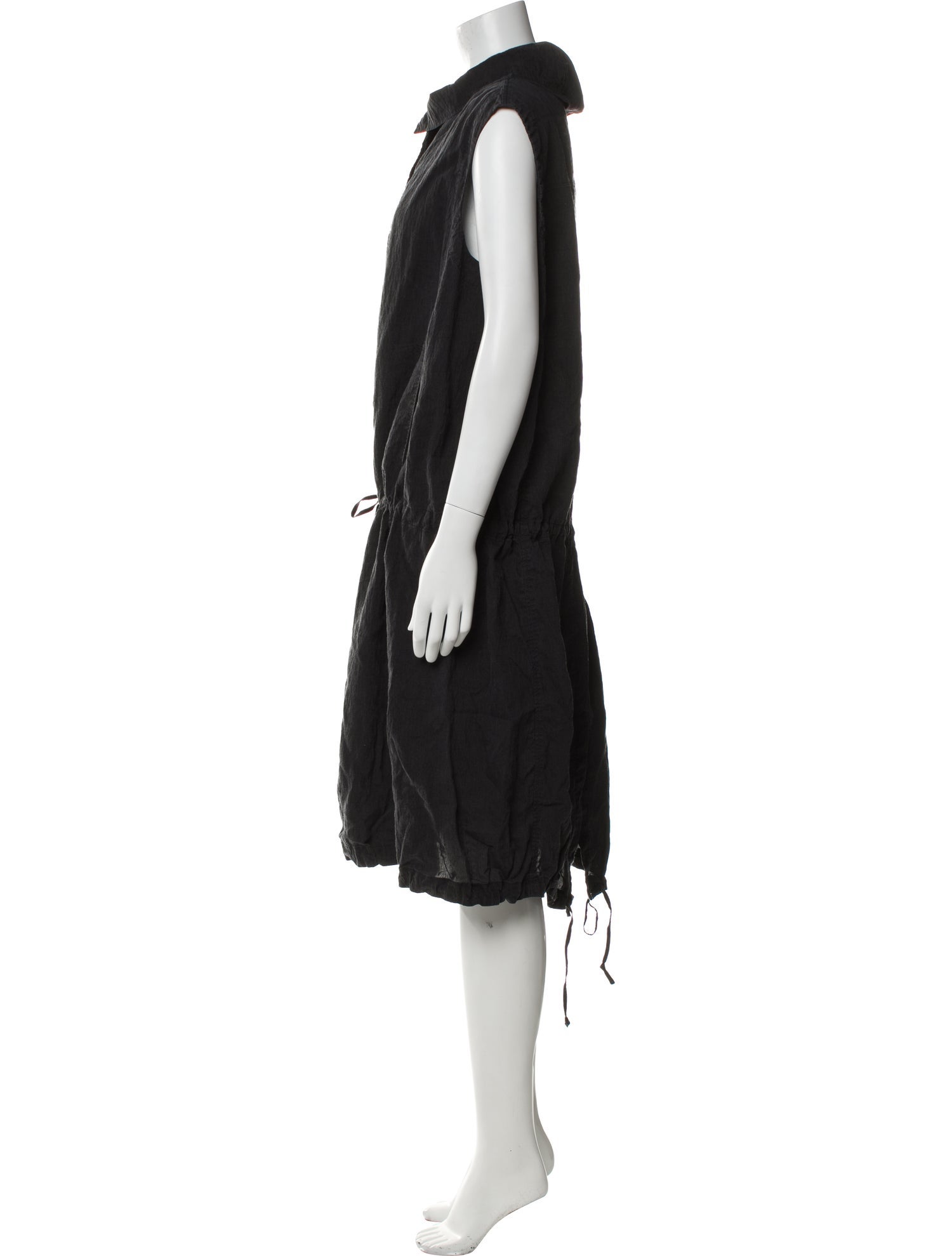 Oska Linen Midi Length Dress