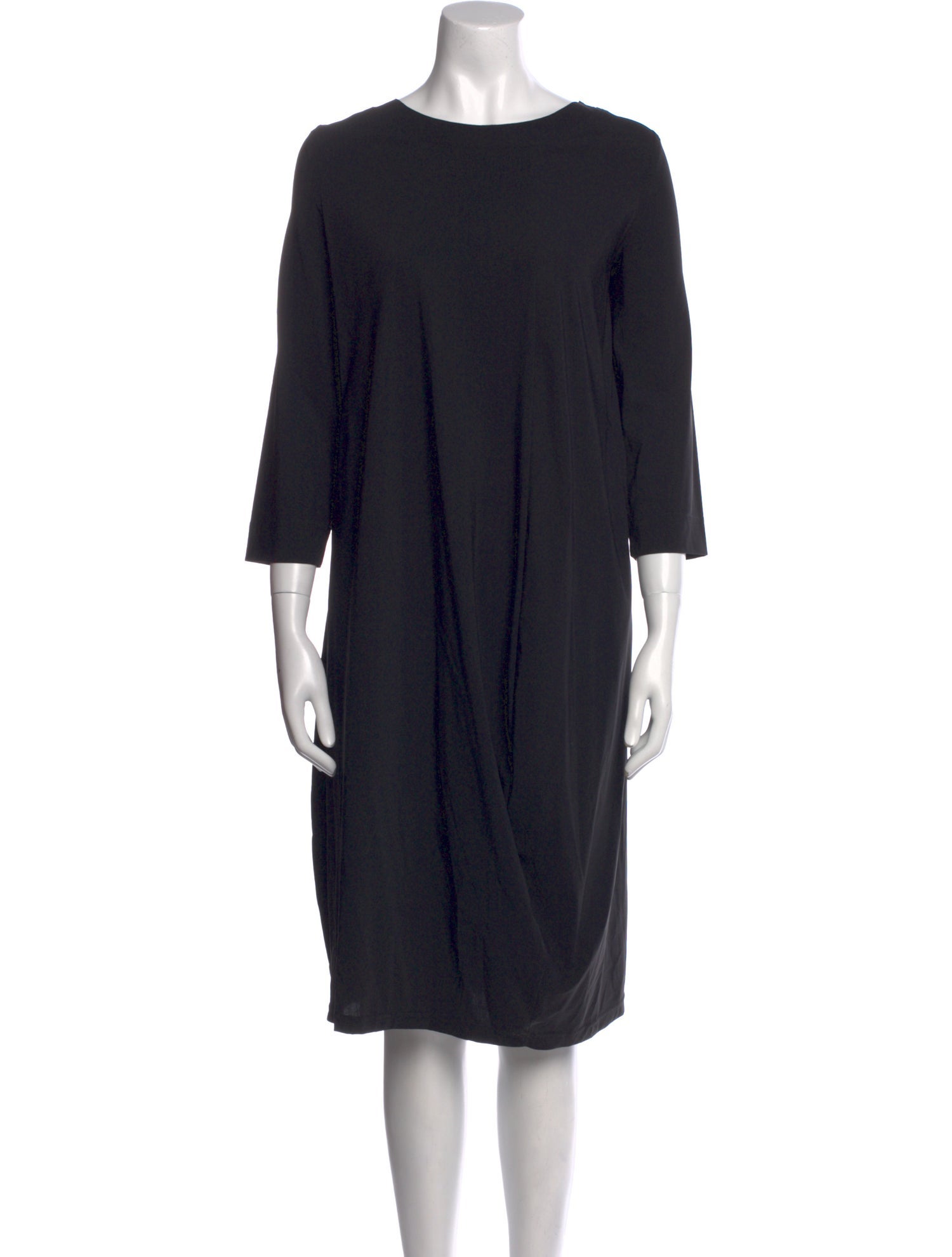 Oska Scoop Neck Midi Length Dress