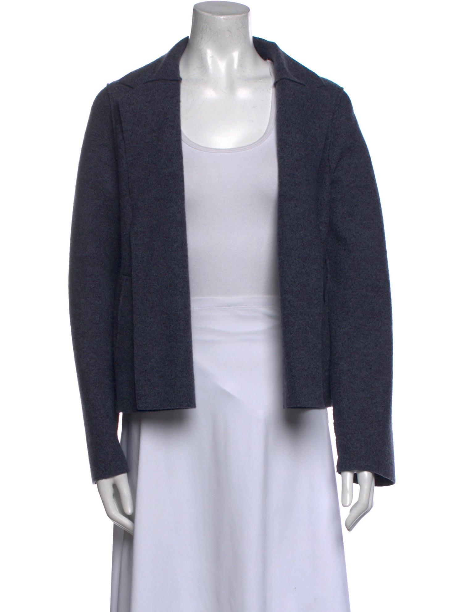 Oska Virgin Wool Open Front Sweater