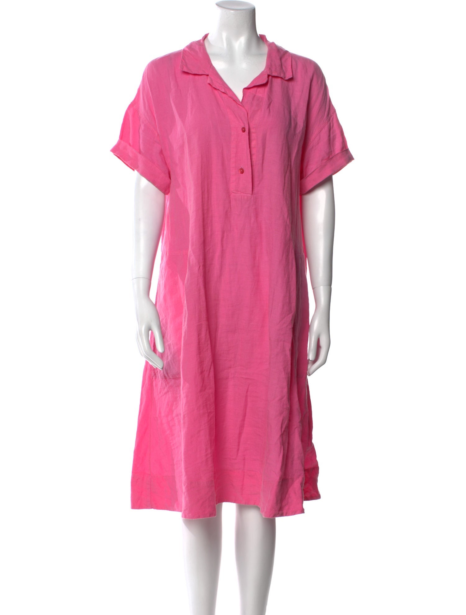 Oska Linen Midi Length Dress