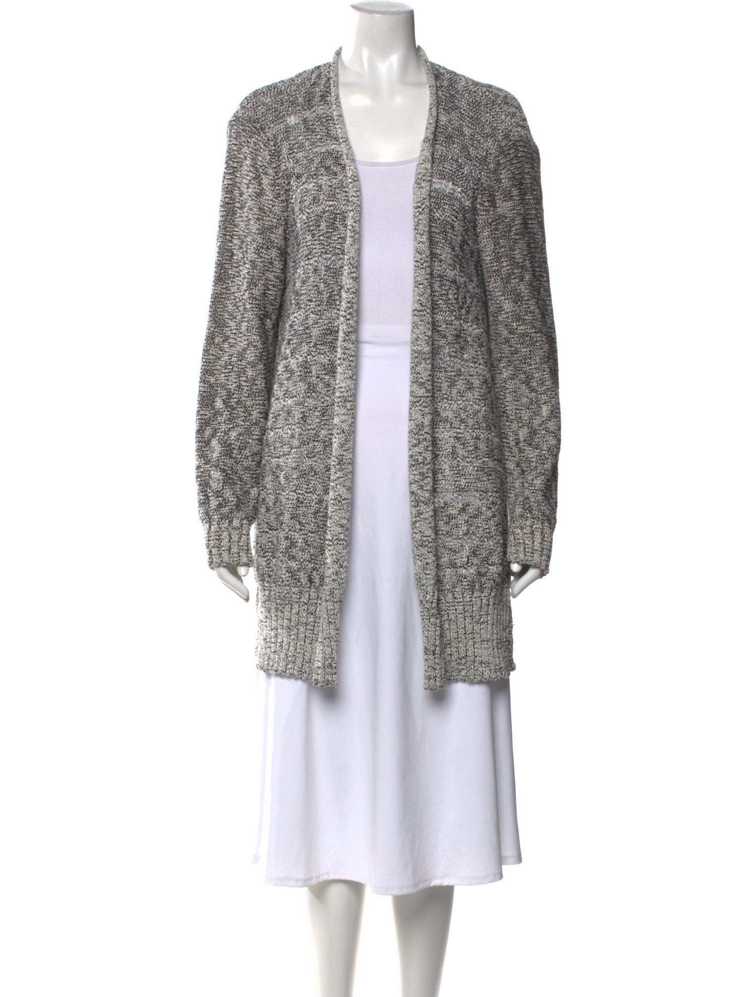 Oska Printed V-Neck Sweater