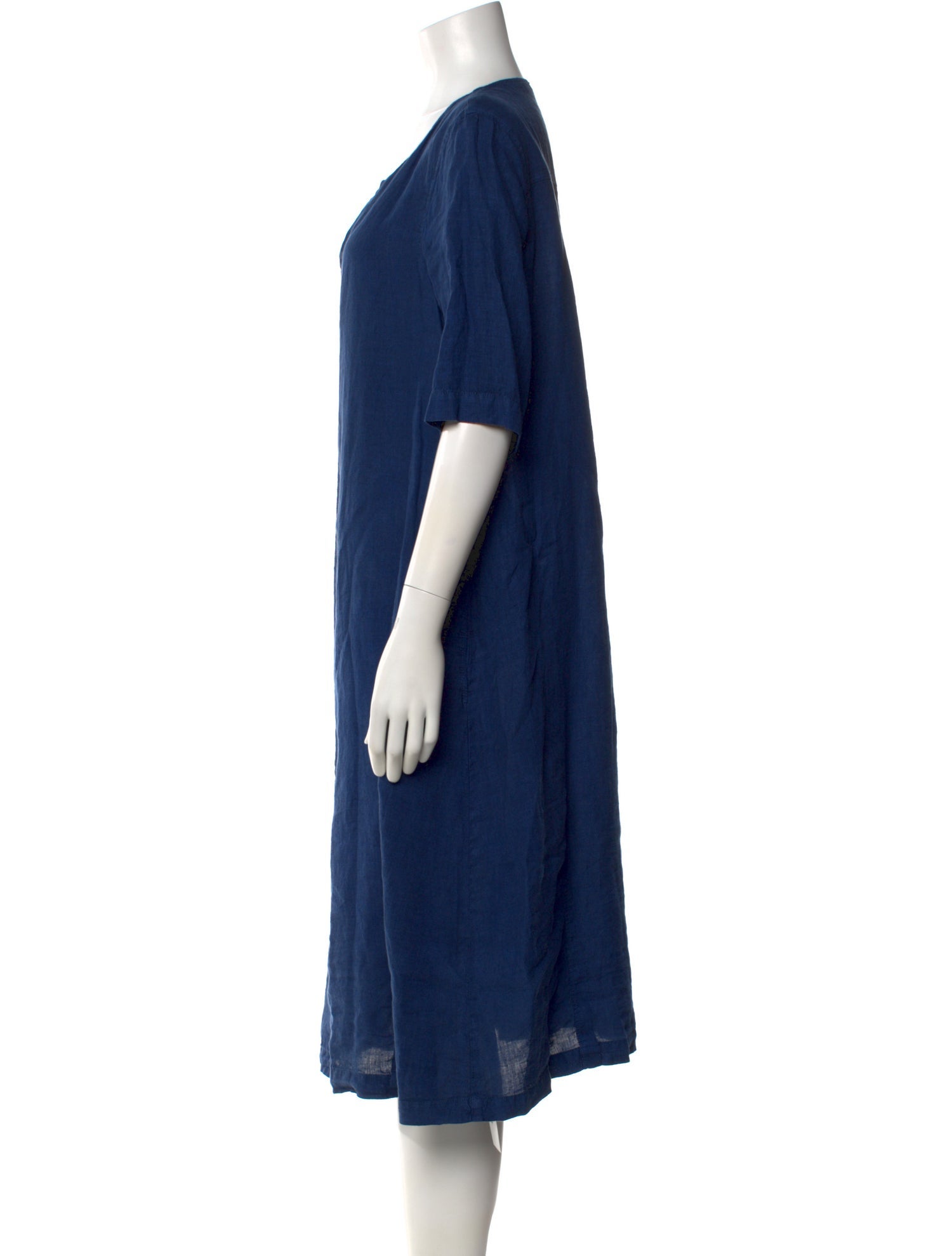 Oska Linen Midi Length Dress