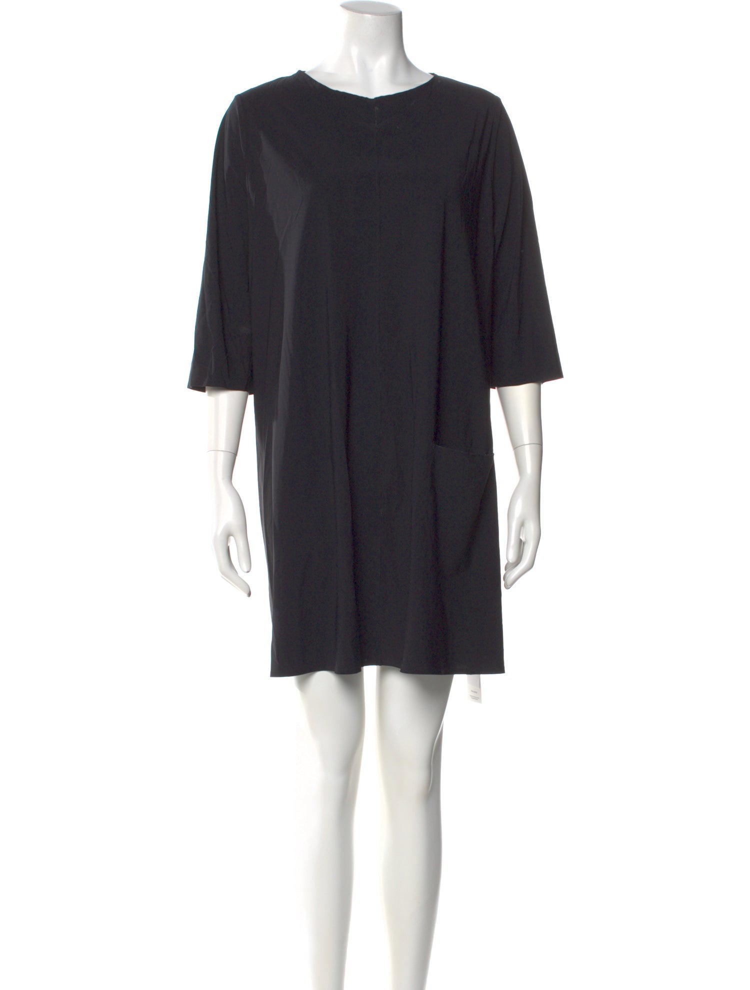 Oska Bateau Neckline Mini Dress