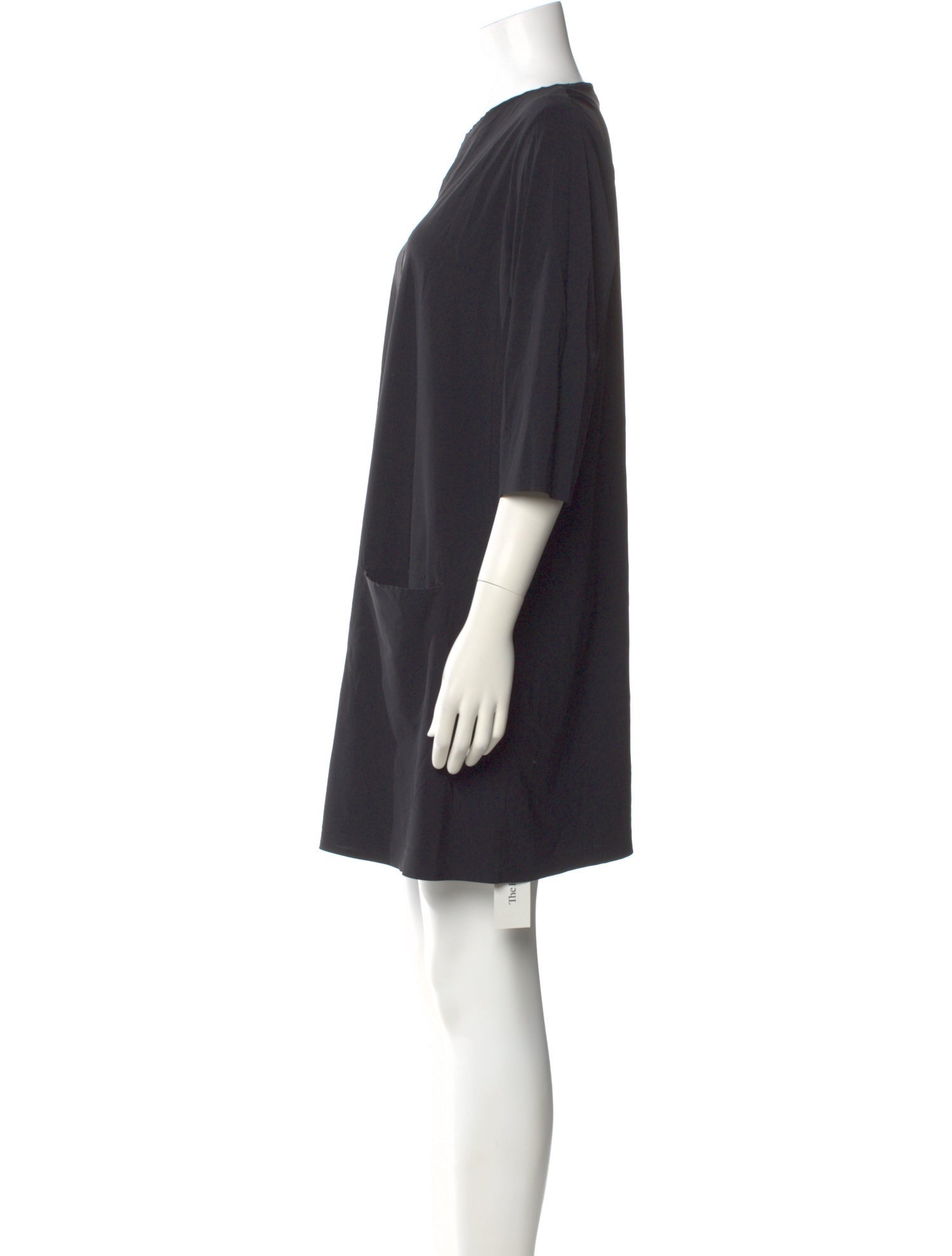 Oska Bateau Neckline Mini Dress