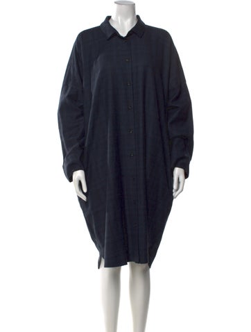 Pre-owned Oska Printed Knee-length Dress In Black