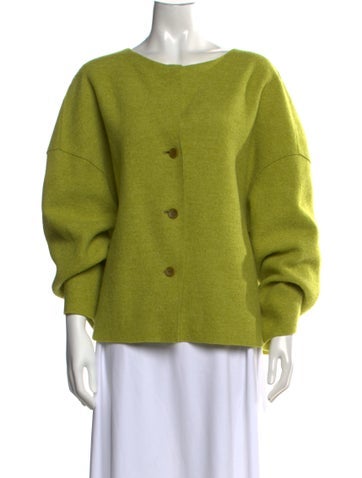 Pre-owned Oska Virgin Wool Crew Neck Sweater In Green