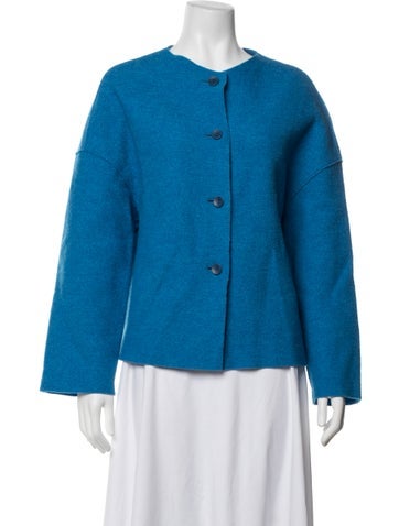 Pre-owned Oska Virgin Wool Jacket In Blue