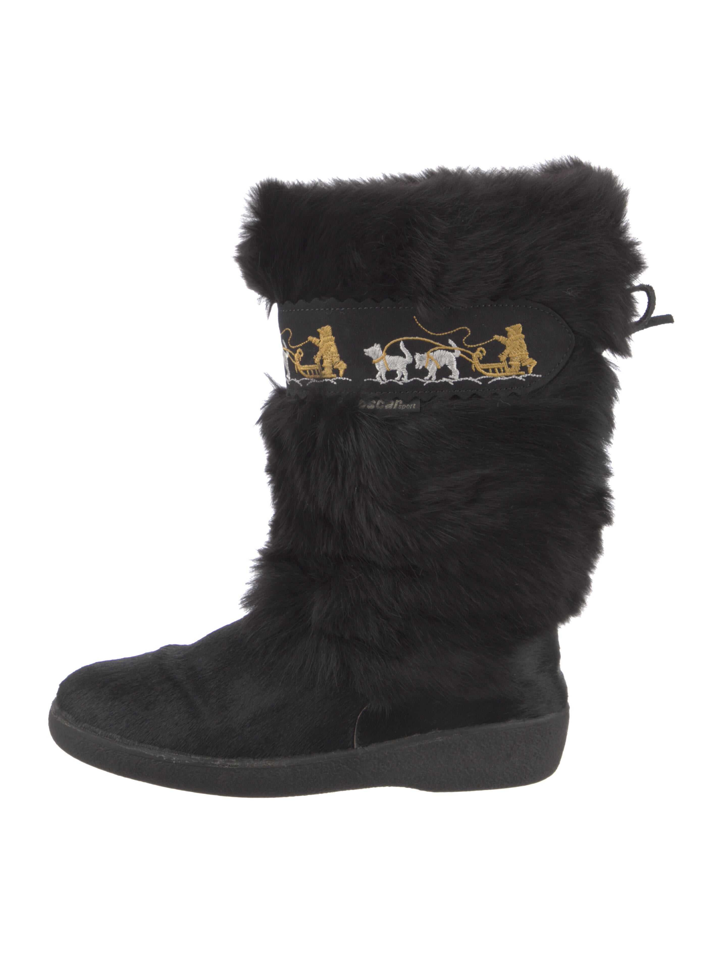 Oscar Sport Suede Fur Trim Boots