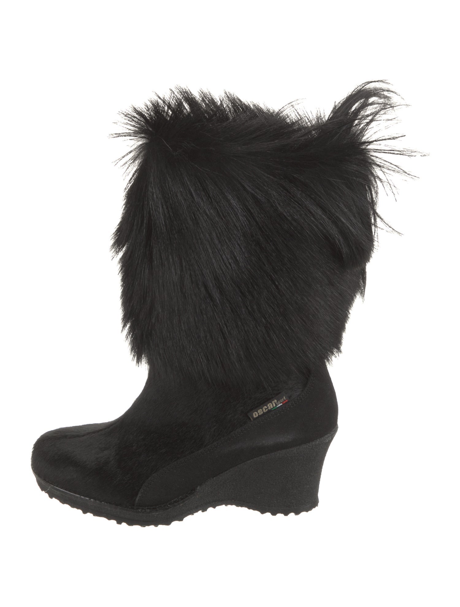 Oscar Sport Faux Fur Lace-Up Boots