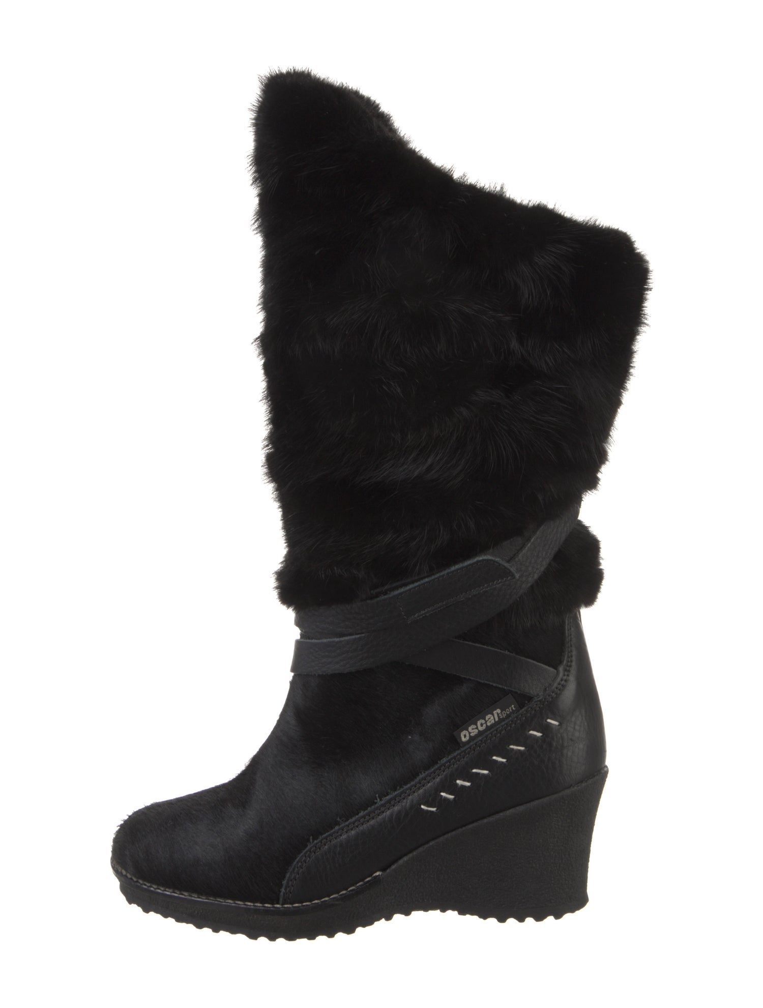 Oscar Sport Calf Hair Slouch Boots