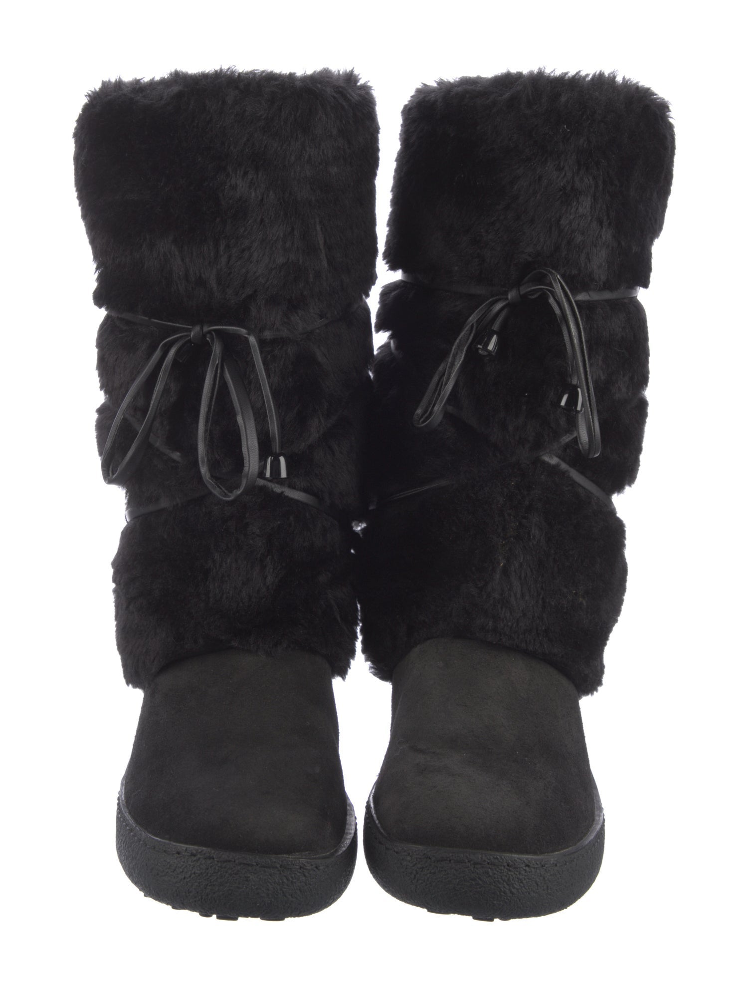 Oscar Sport Suede Colorblock Pattern Lace-Up Boots