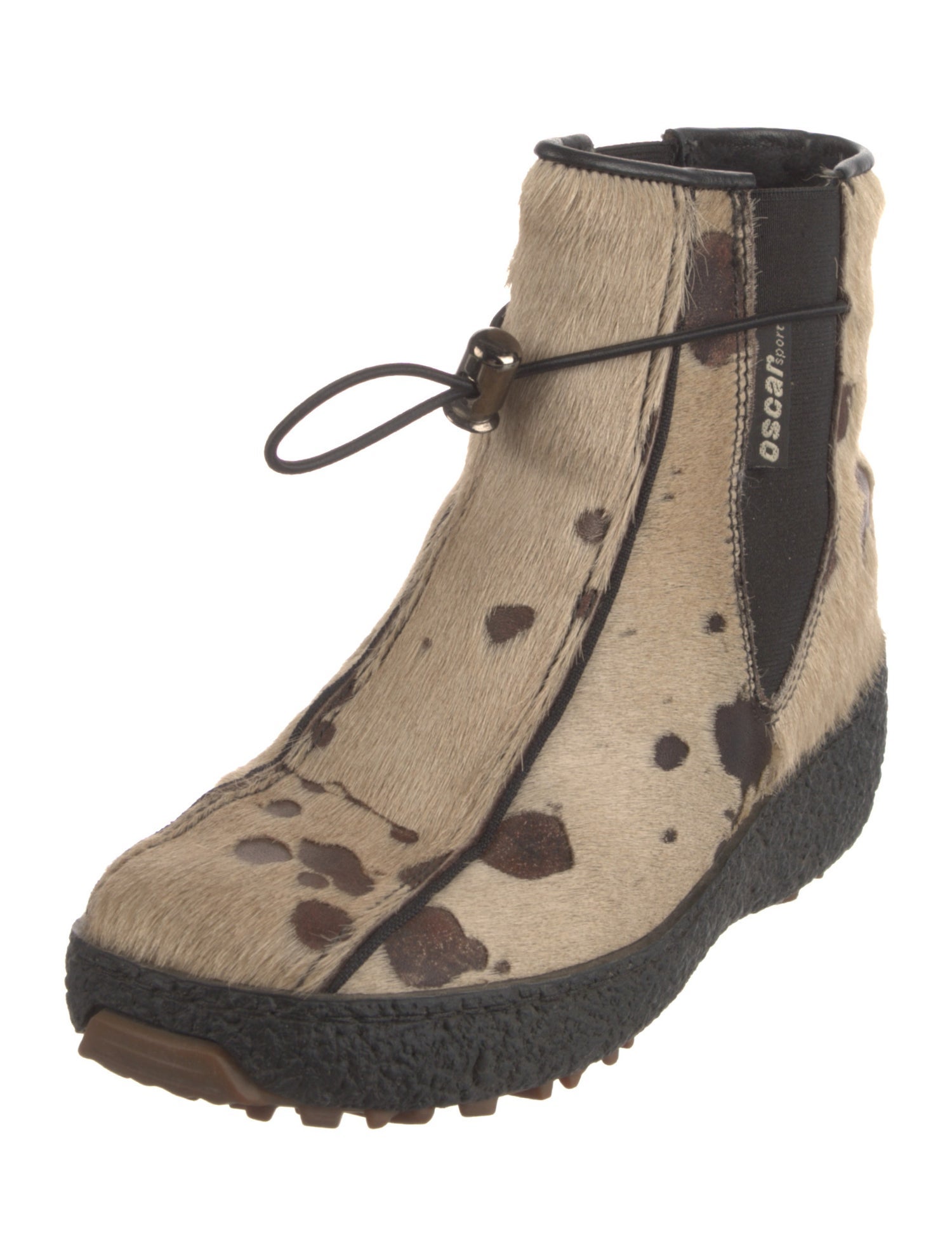Oscar Sport Ponyhair Printed Boots