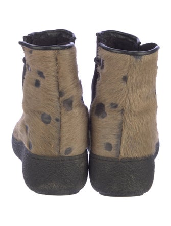 Oscar Sport Ponyhair Animal Print Chelsea Boots
