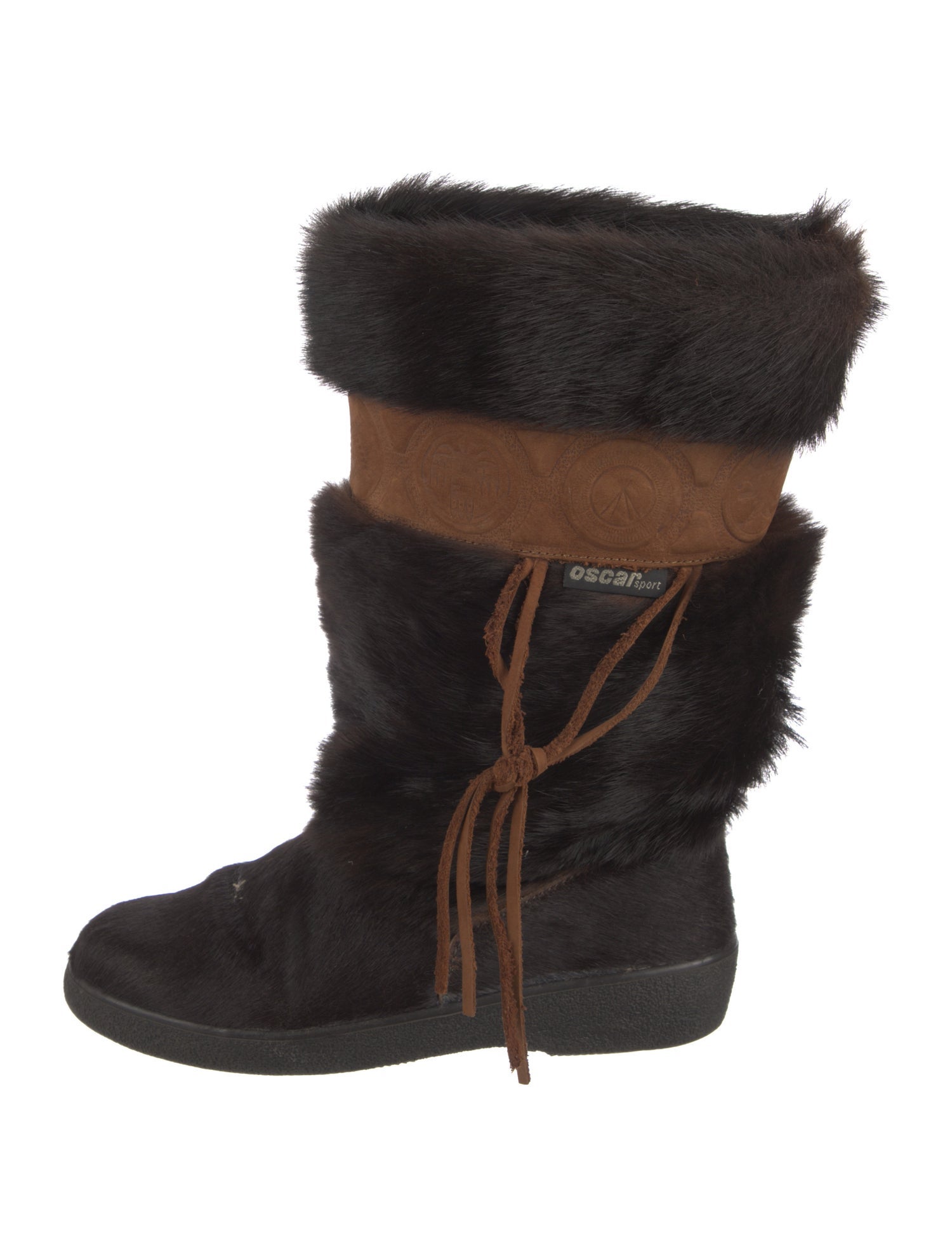 Oscar Sport Colorblock Pattern Boots