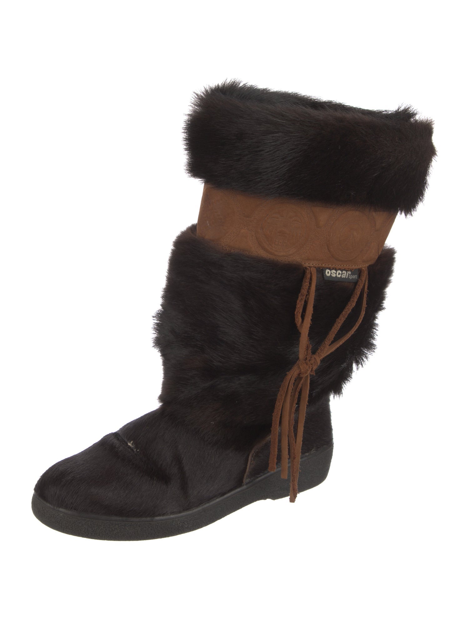 Oscar Sport Colorblock Pattern Boots