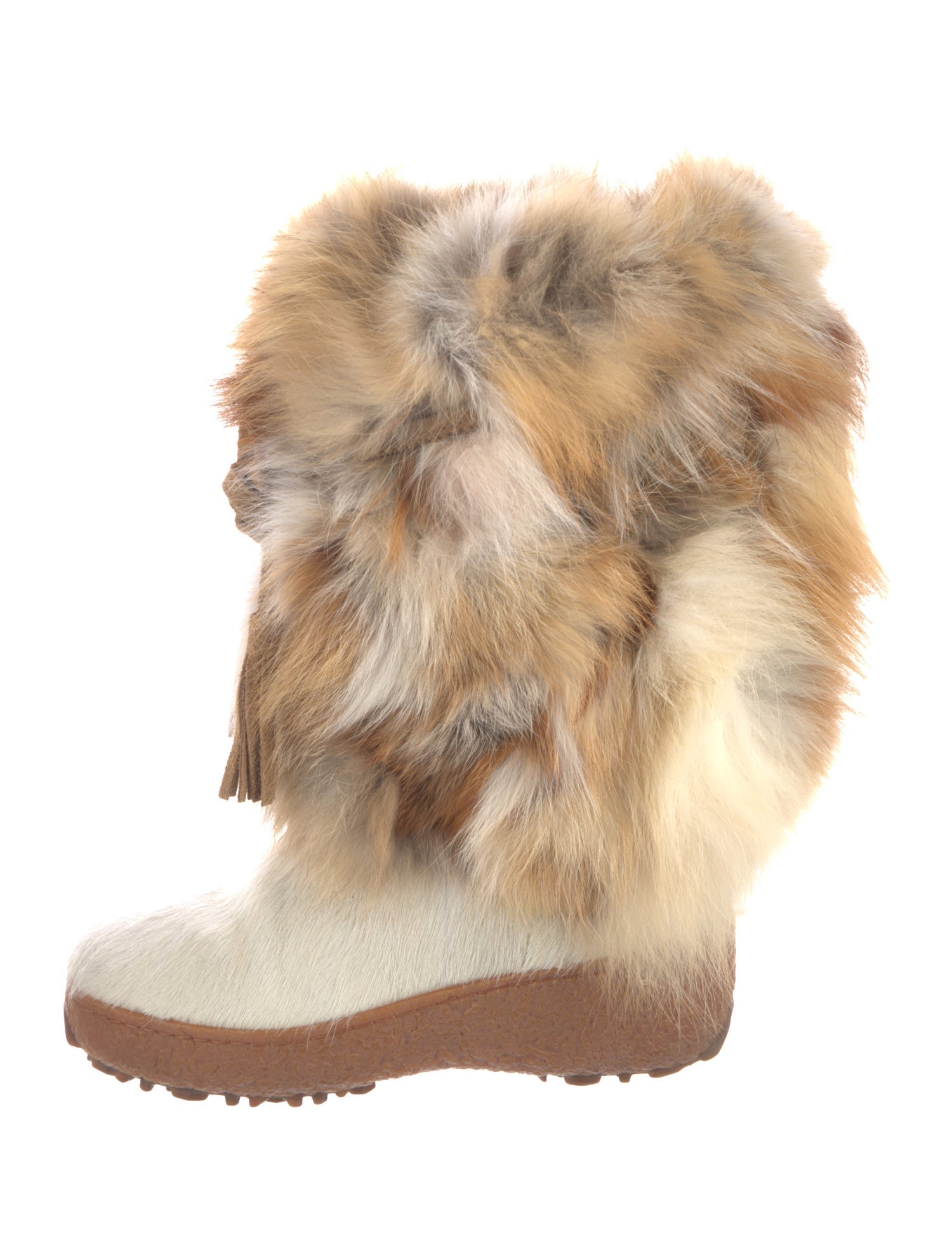 Oscar Sport Fur Tassel Accents Boots