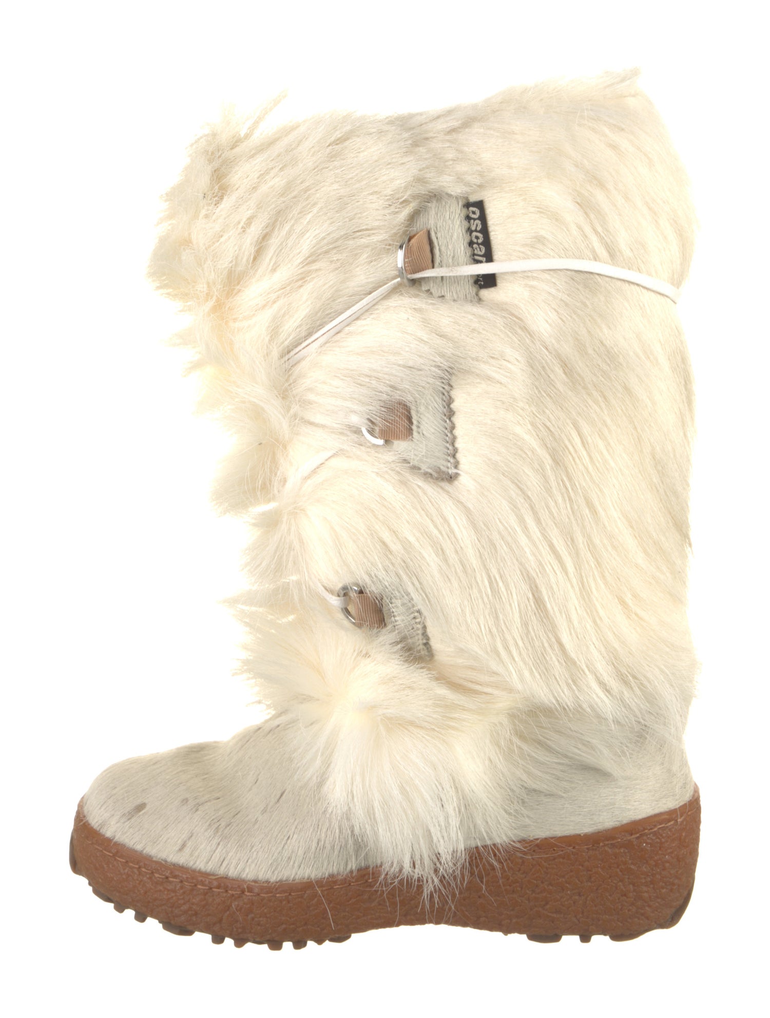 Oscar Sport Fur Lace-Up Boots