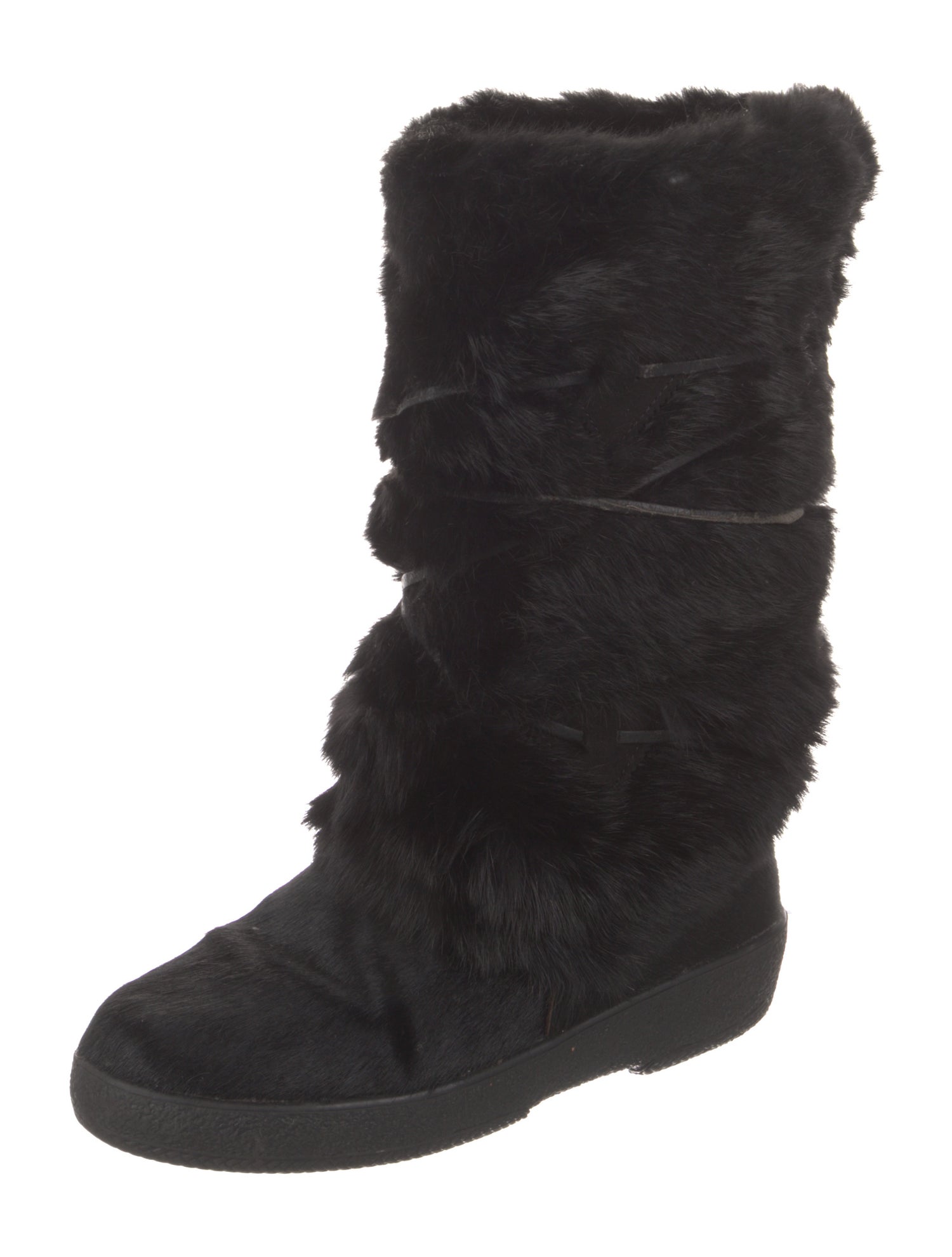 Oscar Sport Vintage Faux Fur Boots