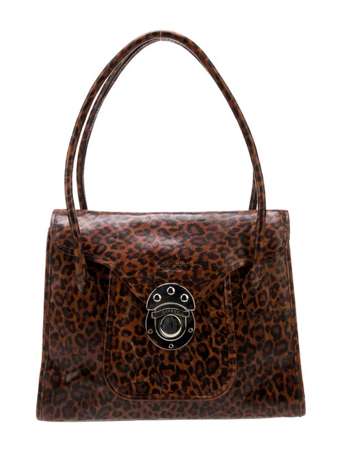 OSPREY Solid Leather Handle Bag
