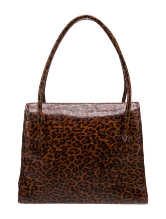 OSPREY Solid Leather Handle Bag