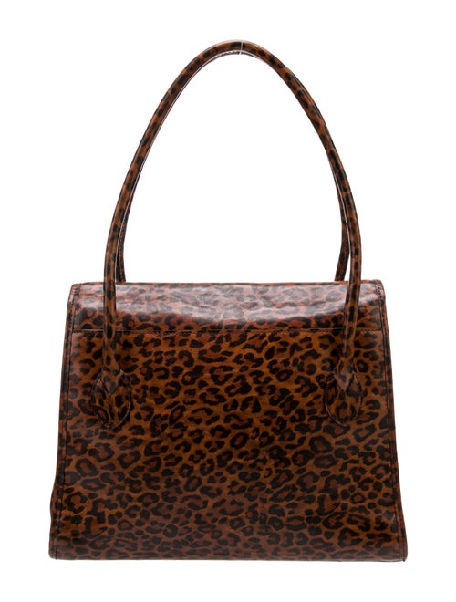 OSPREY Solid Leather Handle Bag